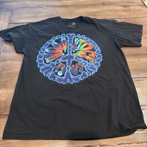 Woodstock Shirt Mens L Black 3 Days‎ Of Peace Music